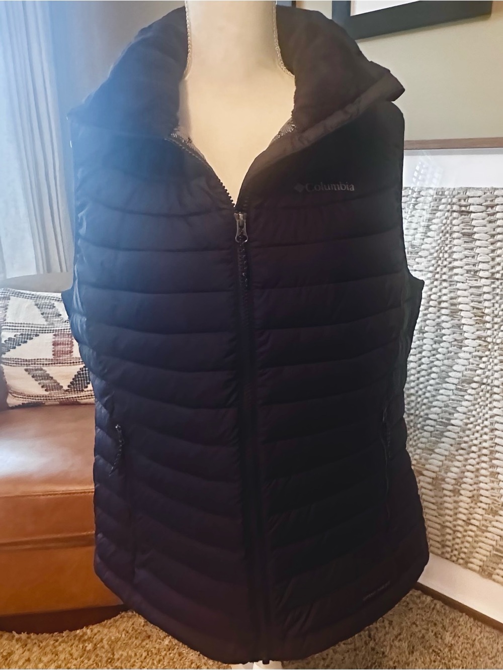 Columbia Navy Quilted Insulated Vest